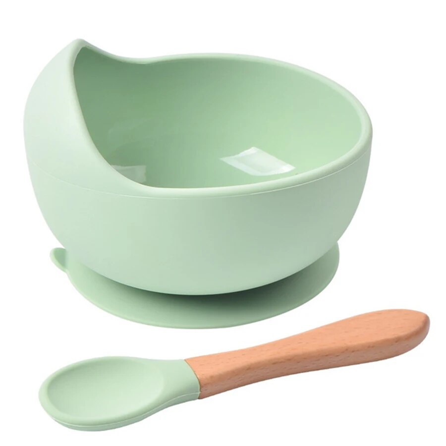 Baby Food Quality - Yüksek kaliteli dökülmeye dayanıklı silikon besleme