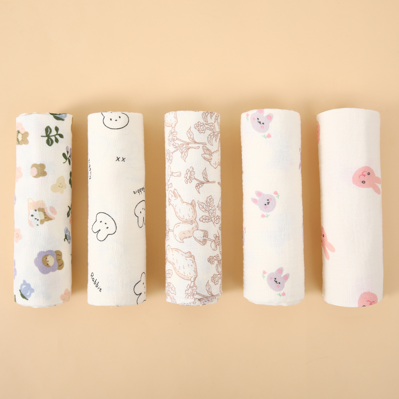 Baby Puree Pouch - 1 Adet Bebek Muslin Kundak Battaniyesi,