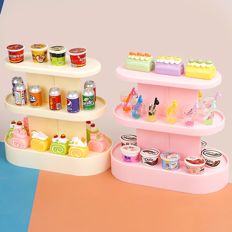 Baby Food Tracker - 1:12 Dollhouse gıda ekran sayacı fırın