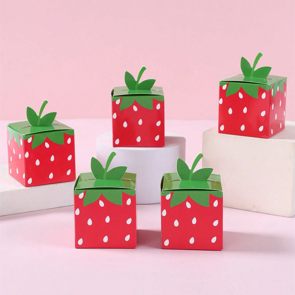 Baby Food Container - 10 adet Tatlı Meyve Çilek Tema