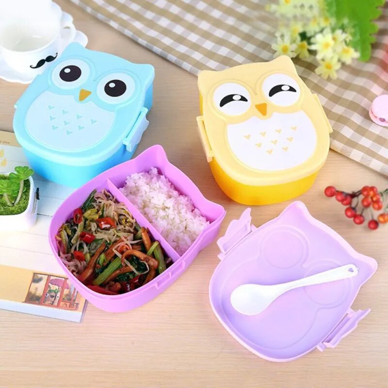 Baby Food Container - Taşınabilir Plastik Çocuk Öğrenciler Öğle Yemeği