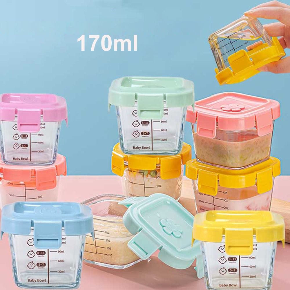 Baby Food In Jars - 170ml cam gıda saklama kutusu dondurulmuş