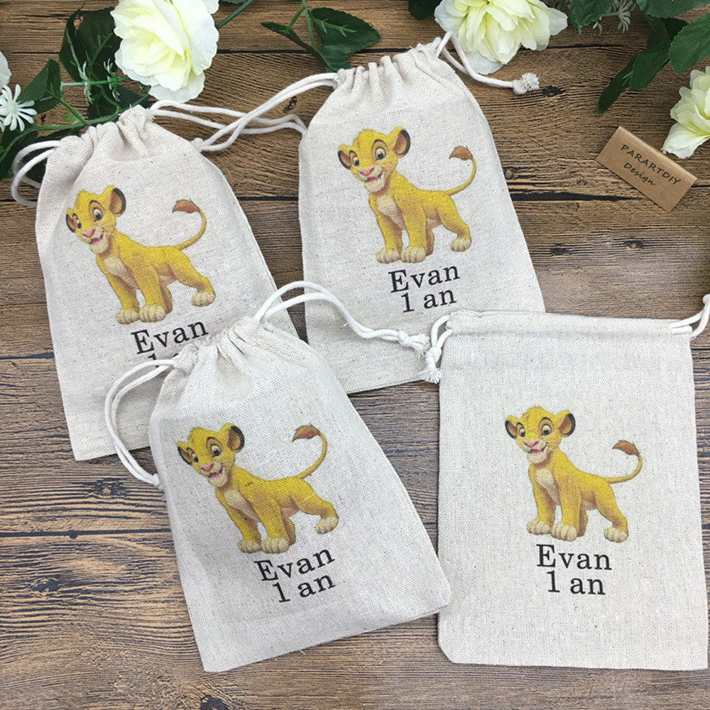 Baby Food Bag - 20 adet herhangi bir karikatür aslan