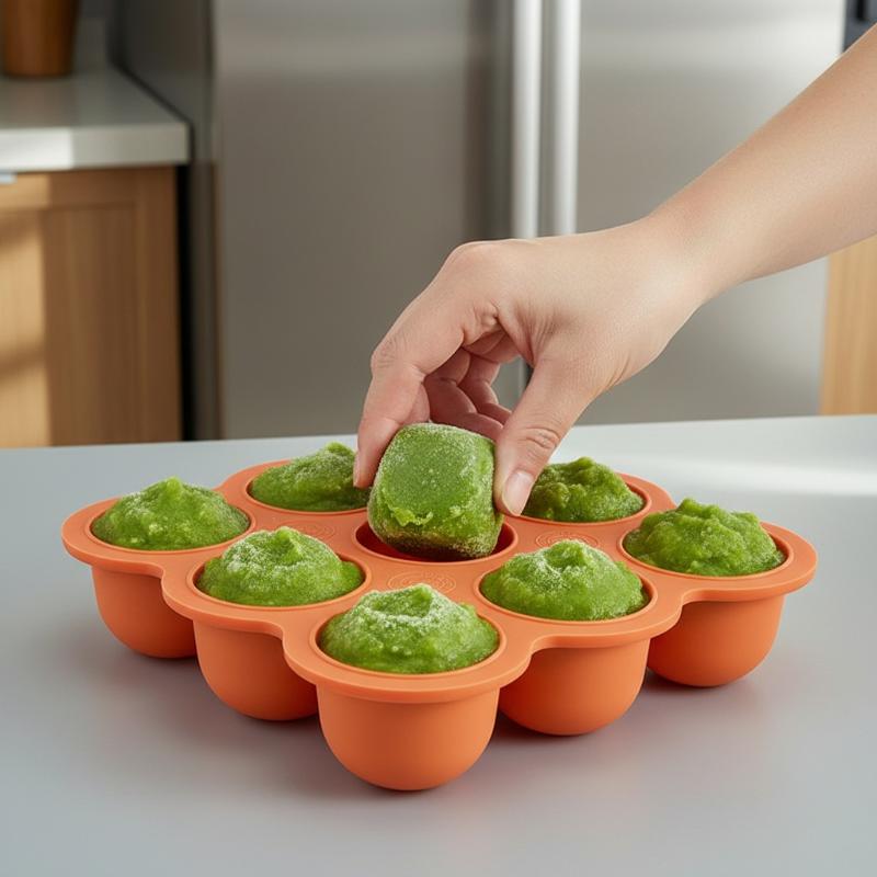 Bebek Maması Silikon Kap 9 Böl - Baby Food In Jars incelemesi ve fiyatı